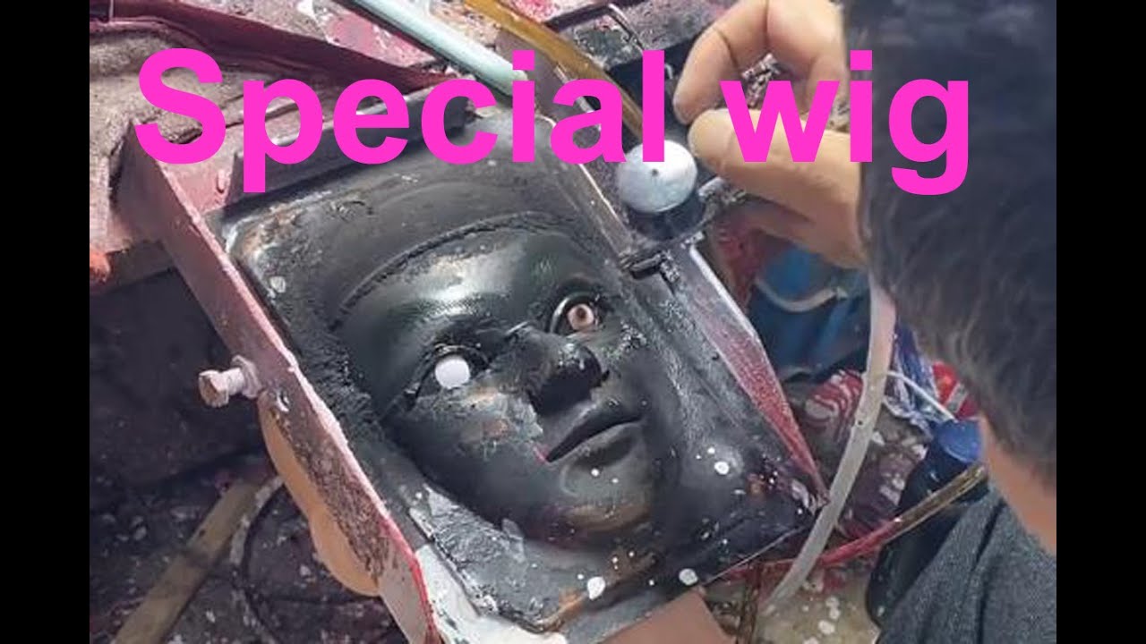 Mannequine head | training head lessons wig make up head |TOP ONE WIG how to made Mannequine head