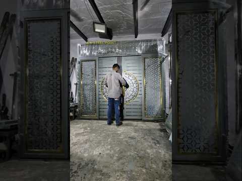 Trending sliding and folding gate #slidinggate #aksteelpoint