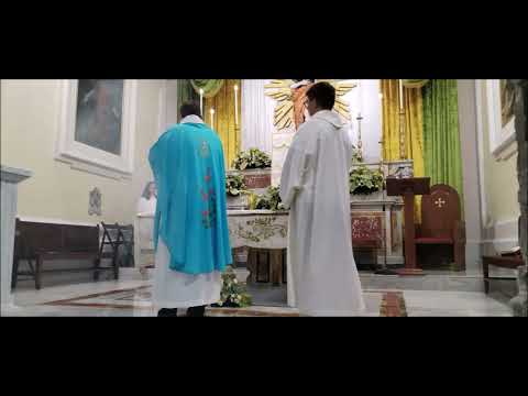 ALZATA DEL QUADRO E MESSA PORTATORI SAN ROCCO 2023 A CASTEL SAN GIORGIO SALERNO