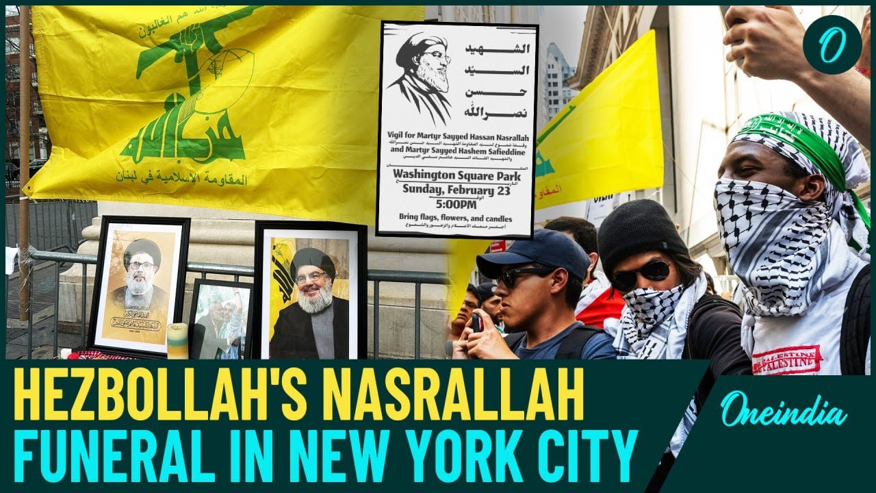 U.S Breaking VIDEO: Hezbollah's Nasrallah's 'Disturbing' Funeral In New York Amid Massive Clashes