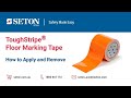 Applying and Removing ToughStripe Floor Marking Tape Video