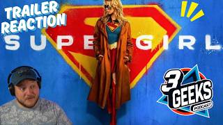 Supergirl Trailer Reaction! #dccomics