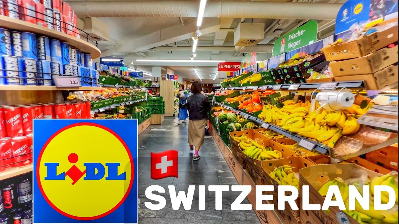 LIDL 🛒Food Prices in Switzerland 🇨🇭Shopping Supermarket Lidl || Swiss Food