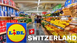 LIDL 🛒Food Prices in Switzerland 🇨🇭Shopping Supermarket Lidl || Swiss 