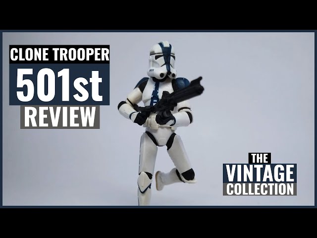 Vídeo relacionado con Star Wars La colección Vintage, Clone Trooper (501st Legion), Star Wars: OBI-WAN Kenobi, Figura de acción de 9,5 cm