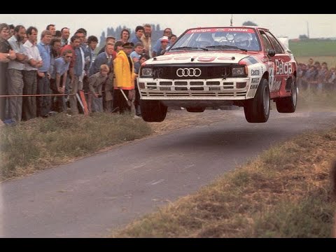 Drive Rally Retro: Audi Quattro A1 Action Season 1983.  Marc Duez-Willy Lux.  Action/Jumps/Interview
