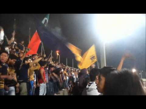 "la rebel calla a la monumental (ida) pumas vs america 8 de mayo 2013" Barra: La Rebel &bull; Club: Pumas