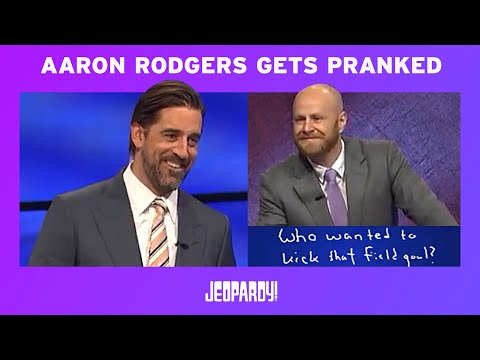 Aaron Rodgers Jeopardy! Guest Host Highlight | JEOPARDY!