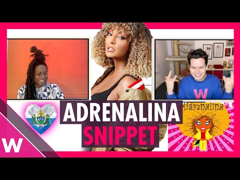 Senhit feat. Flo Rida “Adrenalina” snippet Reaction | San Marino Eurovision 2021