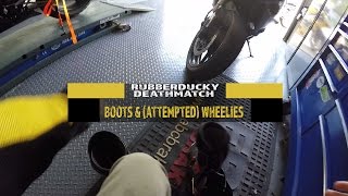 Boots & (Attempted) Wheelies