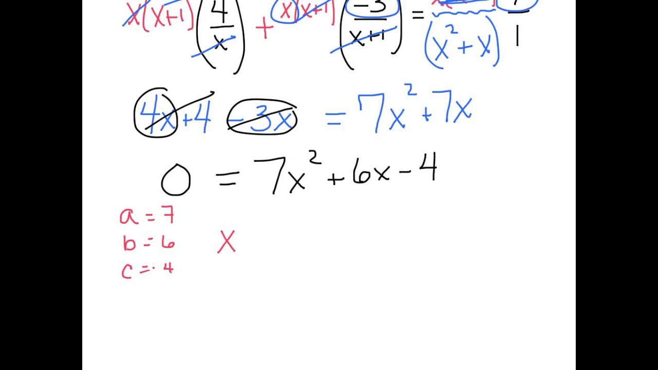 Fractional equations with complex roots