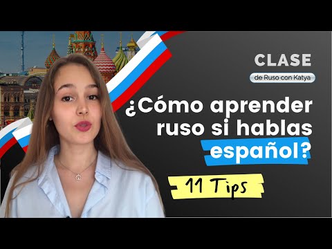 ¿CÓMO APRENDER RUSO SI HABLAS ESPAÑOL?