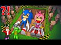 JJ And Mikey Found Sonic And Amy Rose In Minecraft Maizen