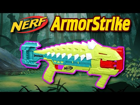 Hasbro Hasbro Nerf DinoSquAdd Armorstrike, Nerf Gun (šviesiai žalia / tamsiai žalia) video