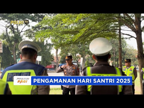 POLSEK SLAWI LAKSANAKAN PENGAMANAN HARI SANTRI 2025 DAN HARLAH NU KE-103