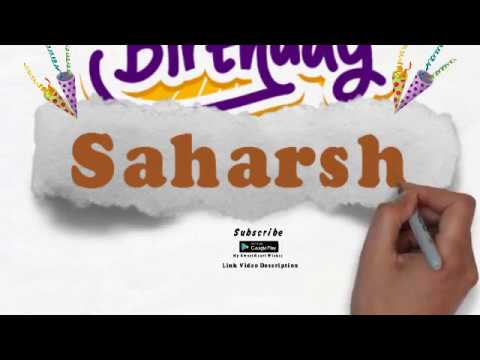 Happy Birthday Saharsh