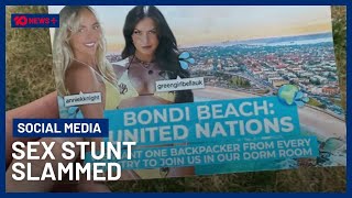 Adult Star Annie Knight Criticised For Trying To Enlist Backpackers For Sex Goal In Bondi | 10 News+