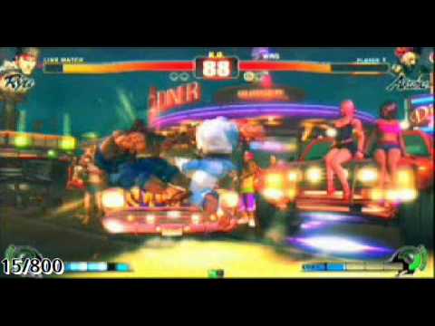 SF4 In Arcade  Poongko(1p) VS Infiltration(2p)  12