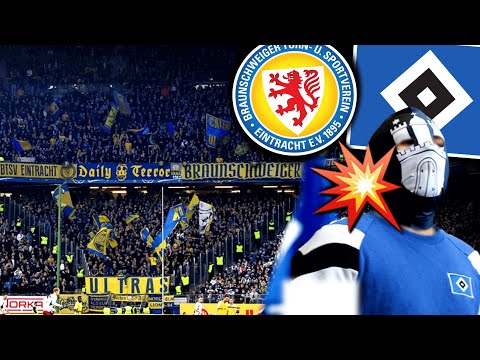 Fights and running in the stands! (Hamburg vs. Braunschweig)