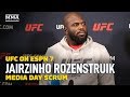Jairzinho Rozenstruik Wants 'Big Challenge' Against Francis Ngannou After Facing Alistair Overeem