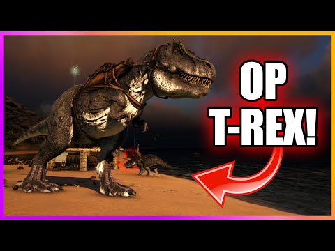 Taming A T-REX That Is OP! | Ark: Lost Island [Ep.10]