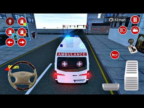 American Ambulance  Rescue Game 2023 Simulator - Android Gameplay