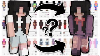 How To Change Your Minecraft Skins Clothes + Combi