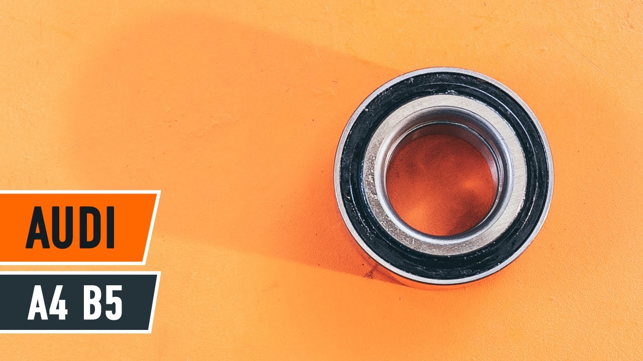 Jak vyměnit přední ložisko kola na Audi A4 B5 sedan – návod k výměně