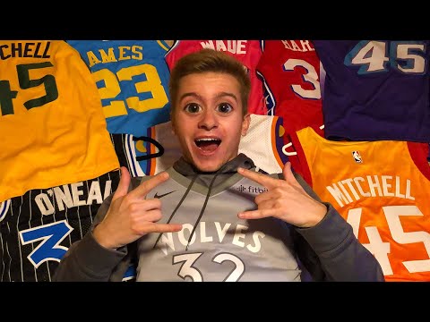 CRAZY JERSEY COLLECTION (Over 60+ NFL & NBA Jerseys!)