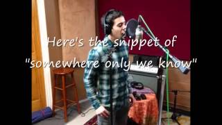 &quot;Somewhere only we know&quot; snippet from album BEGIN by David Archuleta