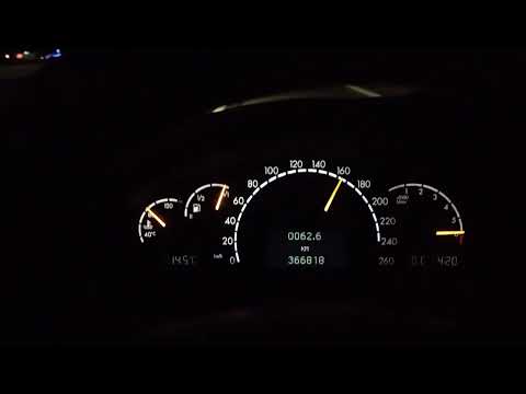 S350 4Matic W220 100-200Km/h メルセデス S350 100 ～ 200 kmh Aceleración Mercedes S350
