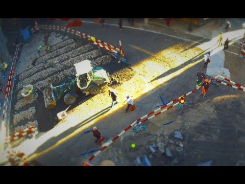 Zeitraffervideo: So wird der Falkenplatz erneuert