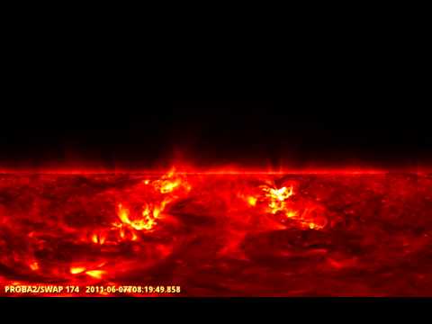 Proba-2 records solar eruption