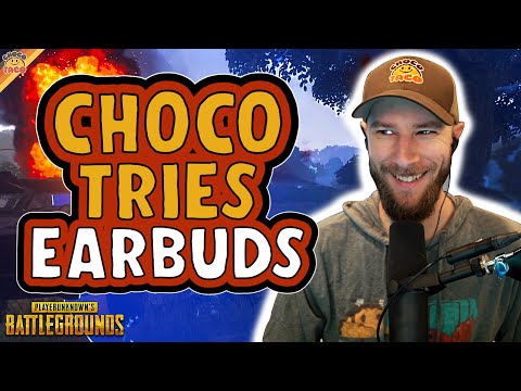 chocoTaco Tries Earbuds ft. Halifax - PUBG Duos Gameplay