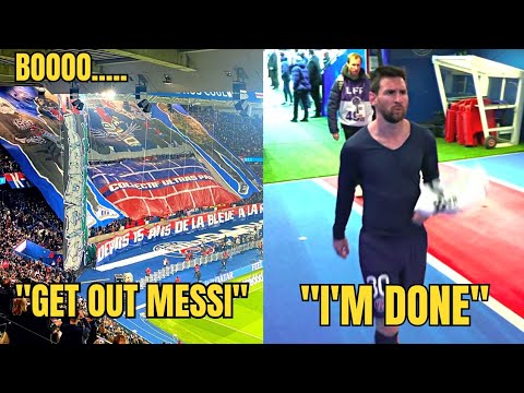 Messi Heavily Booed By Angry PSG Fans Today | PSG vs Ajaccio 5-0 | Mbappe 2 Goals | Hakimi Red Card