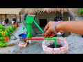 DIY How To Make Cow Shed House Of Animals Horse House Cow Shed Mini Hand Pump Woodwork