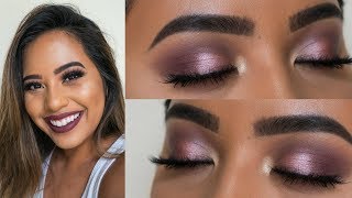 MAUVE EYE MAKEUP TUTORIAL | Dose of Colors Marvelous Mauves & Urban Decay Naked 3 Palette