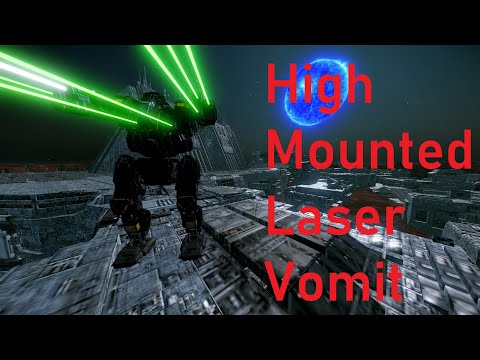 MWO - Blackjack-1X High Mounted Laser Vomit (#725)