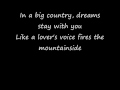 Big Country - In A Big Country