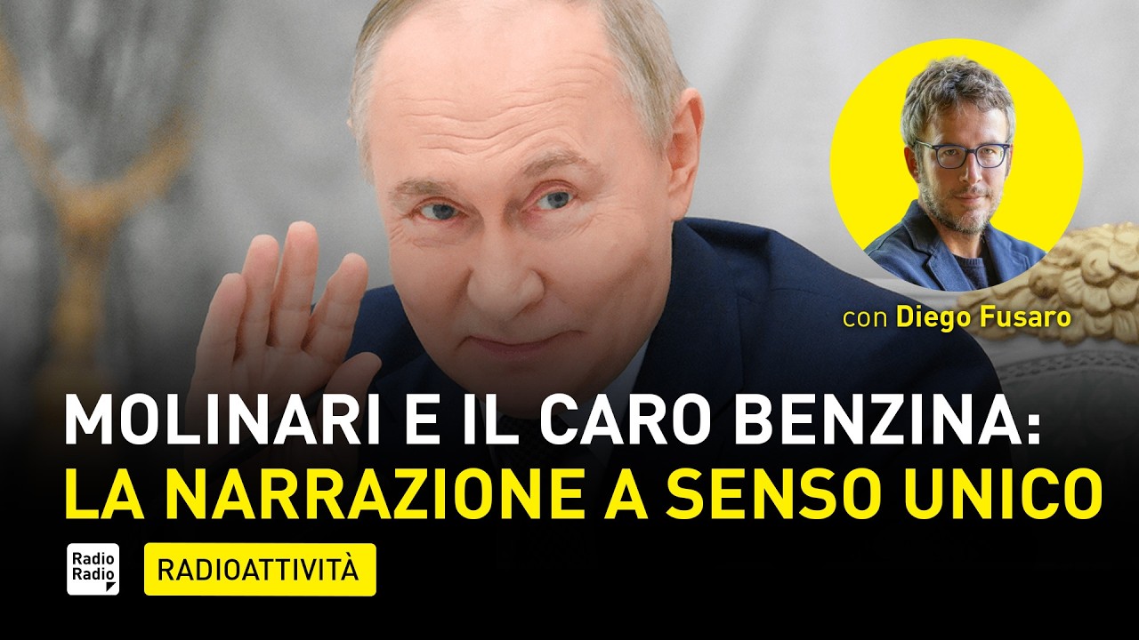 CARO CARBURANTE, PER MOLINARI IL COLPEVOLE È SEMPRE LO STESSO: PUTIN