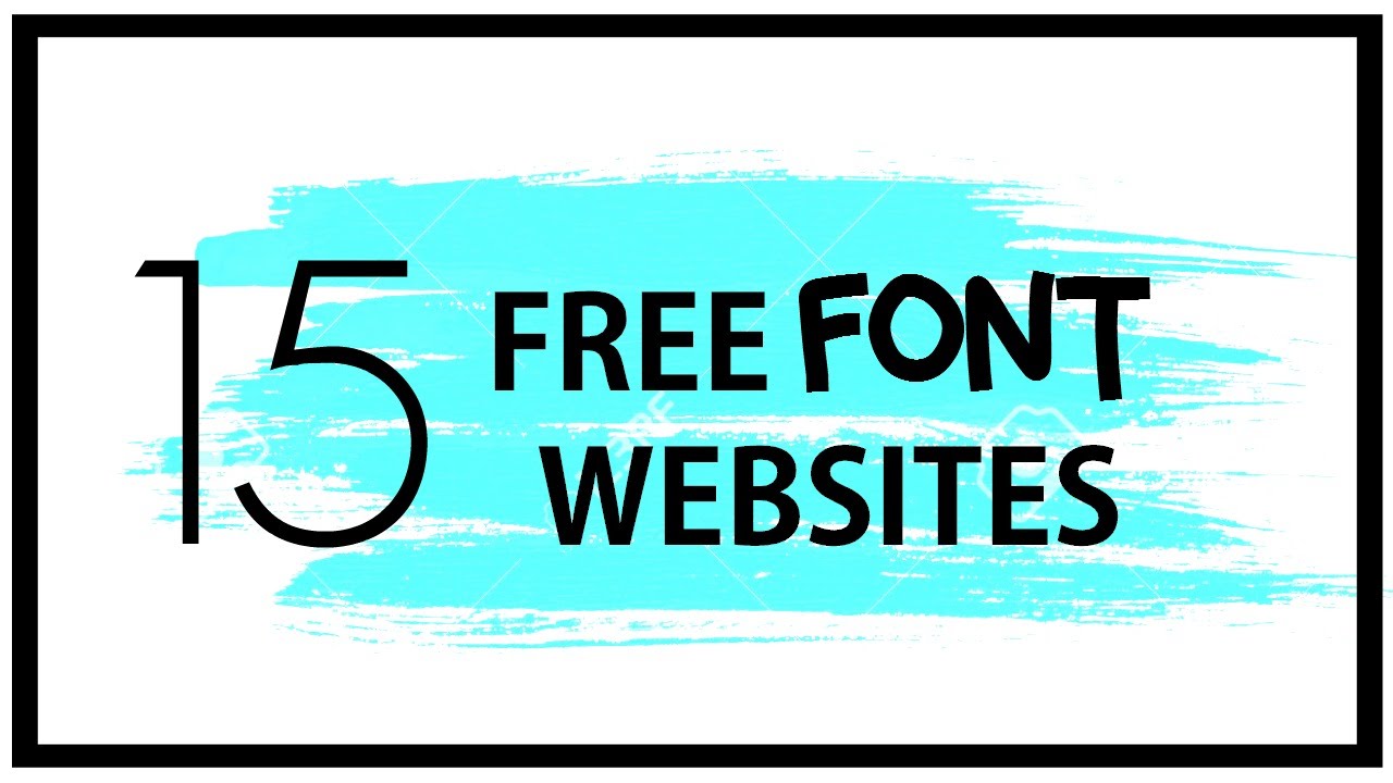 15 Free FONT sites!!