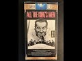 Opening To All The King S Men 1998 VHS Comes In 1990 VHS Box