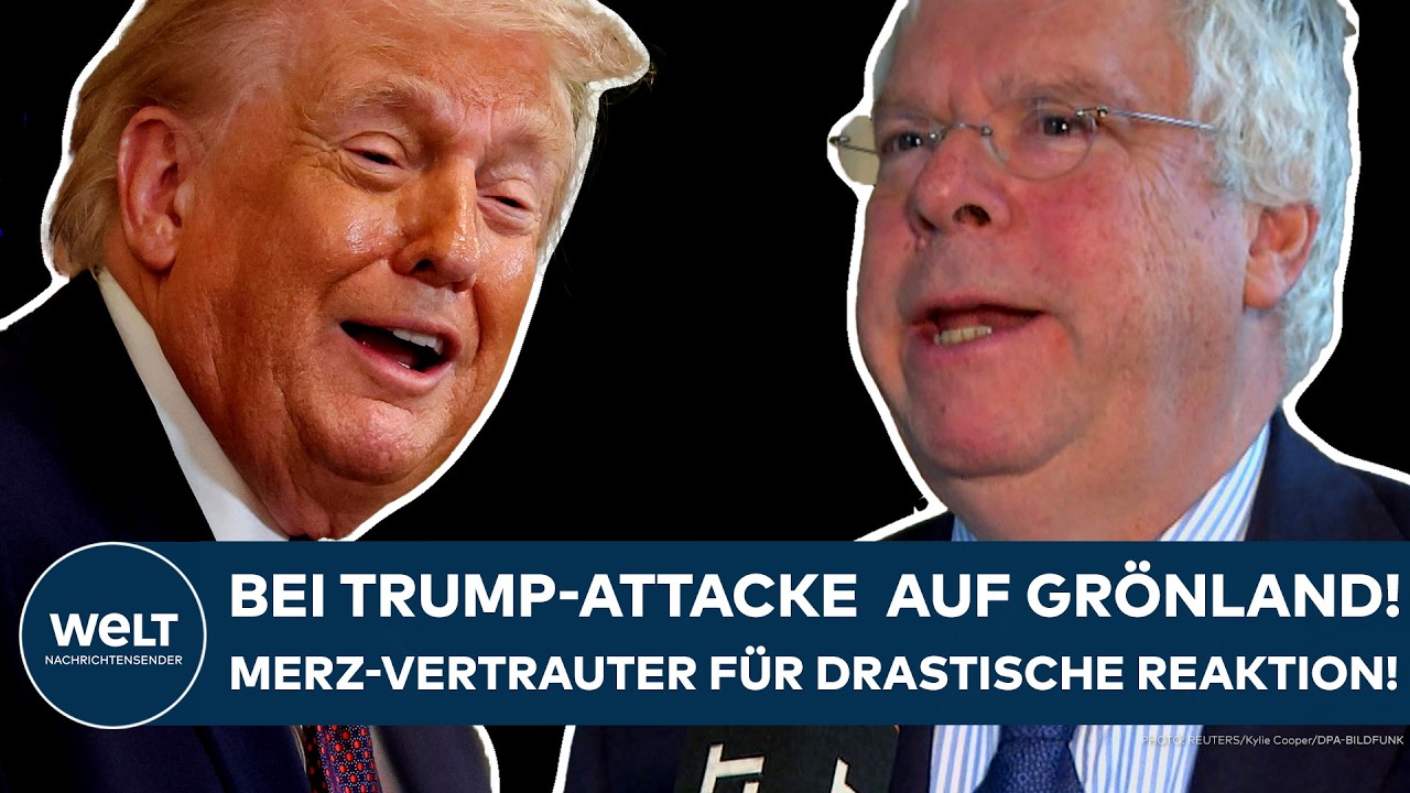 GRÖNLAND: Trump? CDU-Mann wundert sich! "Aber das tut er nicht, das macht uns ein wenig stutzig!"