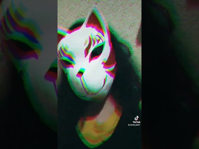 Vídeo relacionado con Kitsune Japonés Inu Boku Fox Gato Lindo Cosplay Media Máscara Masquerade Navidad - rojo - talla única