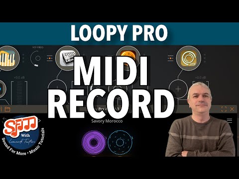 Loopy Pro v2 - Tutorial 46: Midi Recording in AUM, Thresholds Midi & Audio Clips