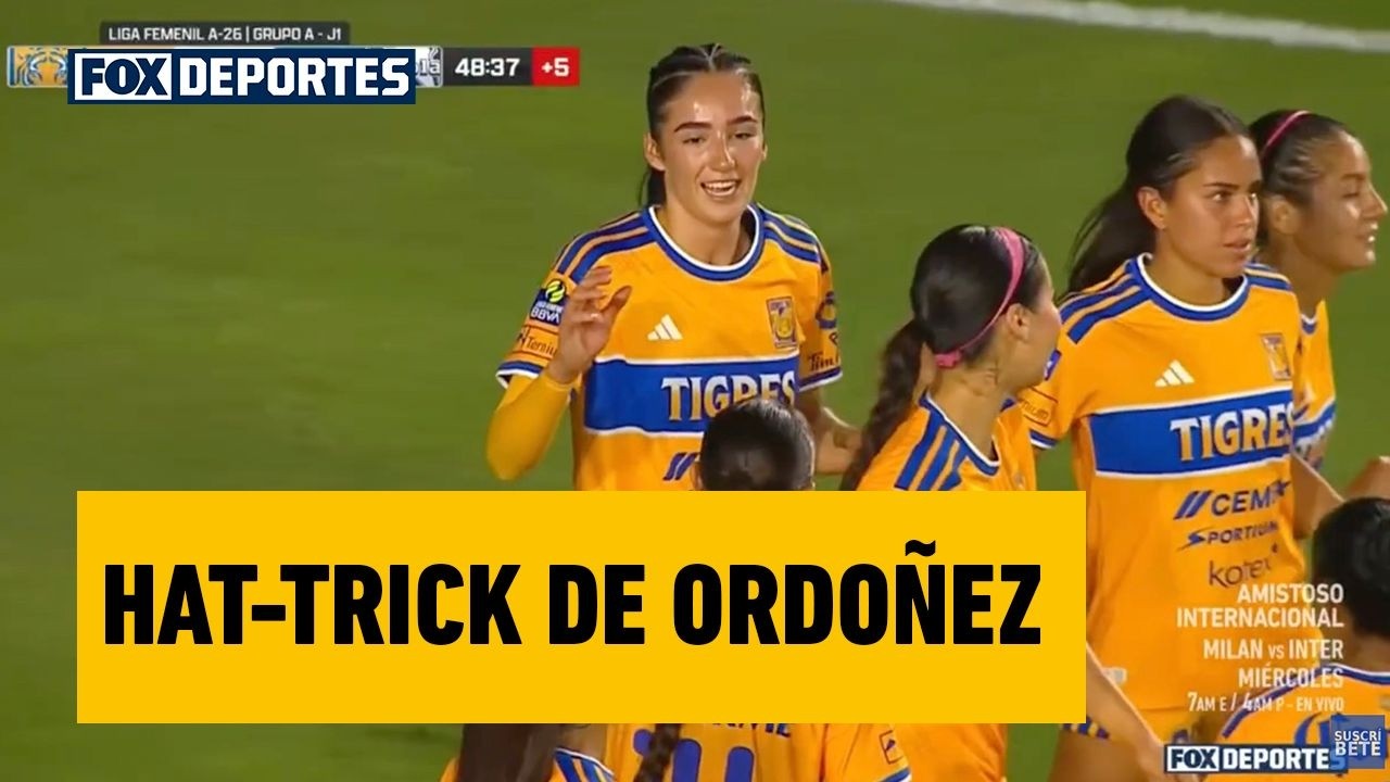 🥳 GOL DE ORDOÑEZ | Tigres 6-0 Puebla | Jornada 1 | Liga MX Femenil 2026