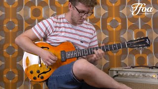 Video thumbnail for Maybach Little Wing Arched Top P90 played by Maurice van Hoek | Demo @ The Fellowship of Acoustics by TFOA Demos