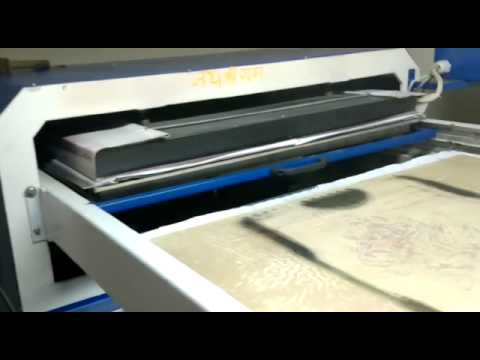 Green tech alluminiam flatbed sublimation printing machine, ...