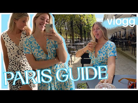 PARIS VLOGG - Vera på besök! Äter och dricker oss genom Paris