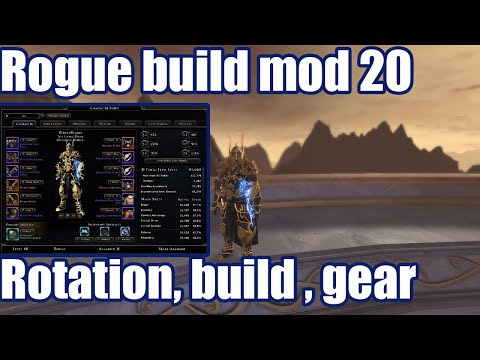 Neverwinter dps rogue aoe/single target build update mod 20 - rotation , build , gear